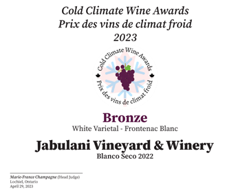Cold Climate Wine Awards - 2023